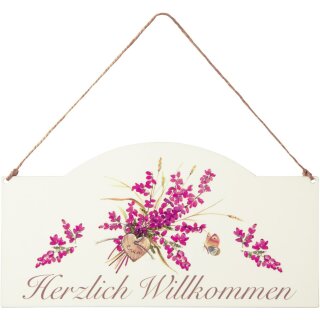 Dekoschild L 23 x B 12 cm IHR  ERICA