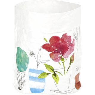 Kleiner Beutel " Roof Garden " Material Tyvek  B 23 cm H 22 cm T 9 cm