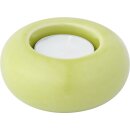 Teelichthalter IHR Durchmesser 8,5 cm H 3,5 cm light green