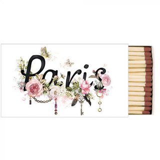Streichhölzer, Packung Maße: 11 x 6,5 cm, 45 Stück " Paris " AMBIENTE