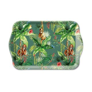 Tablett Melamin 13 x 21 cm, " Orangutan Green " AMBIENTE