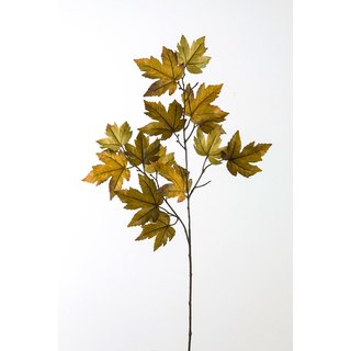 Deko Blätterzweig Ahorn grün 58 cm