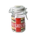 Friendly Glas Notgroschen , m.Keramikdeckel,Banderole zum...