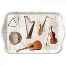 Tablett Melamin 13 x 21 cm, " Music " AMBIENTE