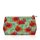 Kosmetiktasche 100% Baumwolle 25x12x7,5 cm " Painted Poppies Green " AMBIENTE