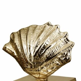 Skulptur"Shell" antik goldfarben 13 x 16 x 19 cm GILDE