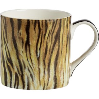 Becher Bone China IHR  " Tiger " Durchmesser 8,5 cm, Höhe 8,5 cm