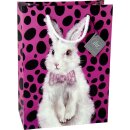Geschenktasche  B 20 x H 27,5 x T 10 cm  "BAD HAIR...