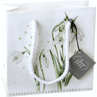 Geschenktasche 14 x 14 x 6 cm IHR " SPRING GREETINGS "