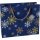 Geschenktasche  B 26 x H 32 x T 11 cm  IHR "CRYSTAL CLEAR dark blue "