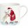 Becher Bone China IHR  (SANTAS BEST FRIEND white) Durchmesser 8,5 cm, Höhe 8,5 cm