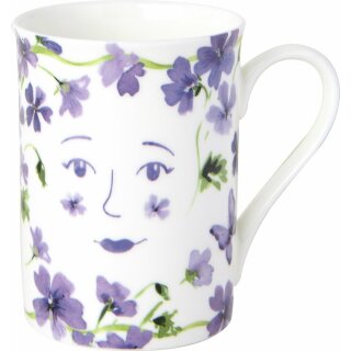 Becher Bone China IHR  "PURPLE SPRING " Durchmesser 8,5 cm, Höhe 8,5 cm #1