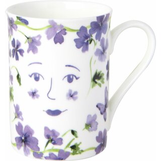 Becher Bone China IHR   ( PURPLE SPRING ) Durchmesser 8,5 cm, Höhe 8,5 cm #1