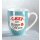 Bonechina Tasse "CHEF im Home Office...ca 360 ml  12 x 10 x 8,5 cm