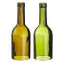 Windlicht Weinflasche, gross,2/s, 22cm Glas, grün...