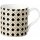 Becher Bone China IHR ( GEFLECHT black ) Durchmesser 8,5 cm, Höhe 8,5 cm