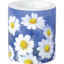 Windlicht Kerze " AGNETHA blue  " IHR, H 10 cm,...