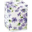 Quadratische Teedose IHR  " PURPLE SPRING  "