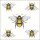 Serviette 33 x 33 cm  3 lagig, 20 Stück pro Packung " Flying Bees FSC Mix "AMBIENTE