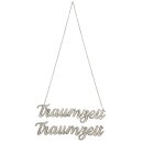 Aluminium Hänger "Traumzeit" VE 4 mit...