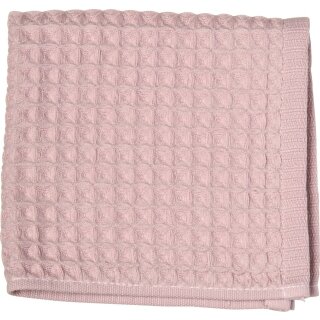 2 / Set Gästetücher (Textil)  34 x 34 cm old rose mit Schleife als Geschenk IHR