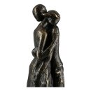 Poly Skulptur "Closeness" bronzefarbenes Paar...