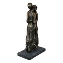 Poly Skulptur "Closeness" bronzefarbenes Paar...