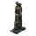 Poly Skulptur "Closeness" bronzefarbenes Paar auf grauer Basis  25 x 13 x 8 cm GILDE