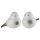 Keramik Vogel "Petto" sortiert sitzend, creme/grau/braun, links+recht  17,5 x 14 x 12 cm GILDE