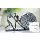 Eisen Design Skulptur "Heavy Rock" 21,5 x 12,5...