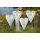 Hänger Herz grau/rot/weiß  ( Wildblumen blau/weiß/gelb, mit Gänseblümchen Lieblingsplatz / Herzlich Willkommen 4fach sortiert 29 x 21 cm GILDE