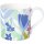 Becher Bone China IHR  ( FLOWER COLLAGE light green ) Durchmesser 8,5 cm, Höhe 8,5 cm