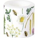 Windlicht Kerze  ( BEE GRATEFUL   ) IHR, H 7,5 cm, D 7,5 cm