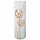 Vase, (  Dandelion ) , Pusteblumenmotiv, Blumenmuster, Glas,weiß,, H. 40 cm, D. 11,2 cm GILDE