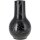 Holz Vase "Vero", D8cm, H13cm, Öffnung: 2,5cm, schwarz Material: Eschenholz