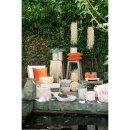 Natur Kübel "Korbin", 2er-Set, D40/30cm, natur-orange mit Henkeln und Folie, Material: Maisblatt