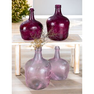 GILDE Vase, "Palit", Glas, rosa, , H. 42 cm, D. 27 cm