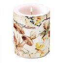 Windlicht Kerze D 10 cm; H 12  cm,  Big  Wonderful Autumn...