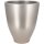 Keramik Vase "Pruna", D21cm, H26cm, für TO19, champagner matt