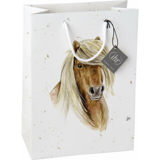 Geschenktasche  B 20 x H 27,5 x T 10 cm  "FARMFRIENDS "HORSE"; IHR