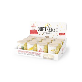 Duftkerze Paket 4x3 LoveXMas