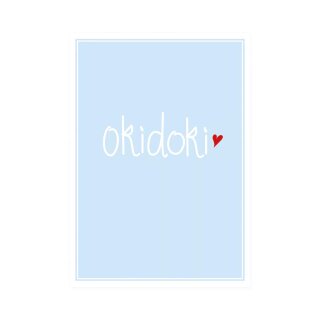 Postkarte Hoch "Okidoki"