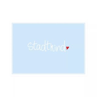 Postkarte Quer "Stadtkind"