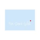 Postkarte Quer  "Fox-Devil-Wild"