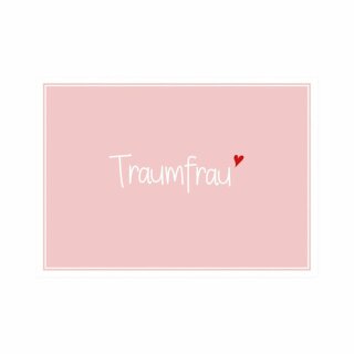 Postkarte Quer  "Traumfrau"