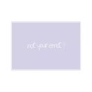 Postkarte Quer   "not your ernst"