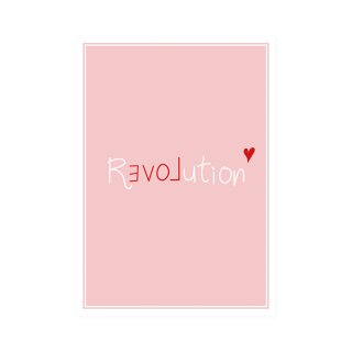 Postkarte Hoch "ReLOVEution"