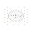Postkarte Quer "Save the Date"