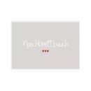 Postkarte Quer "Naschbrettbauch"