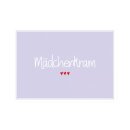 Postkarte Quer "Mädchenkram"